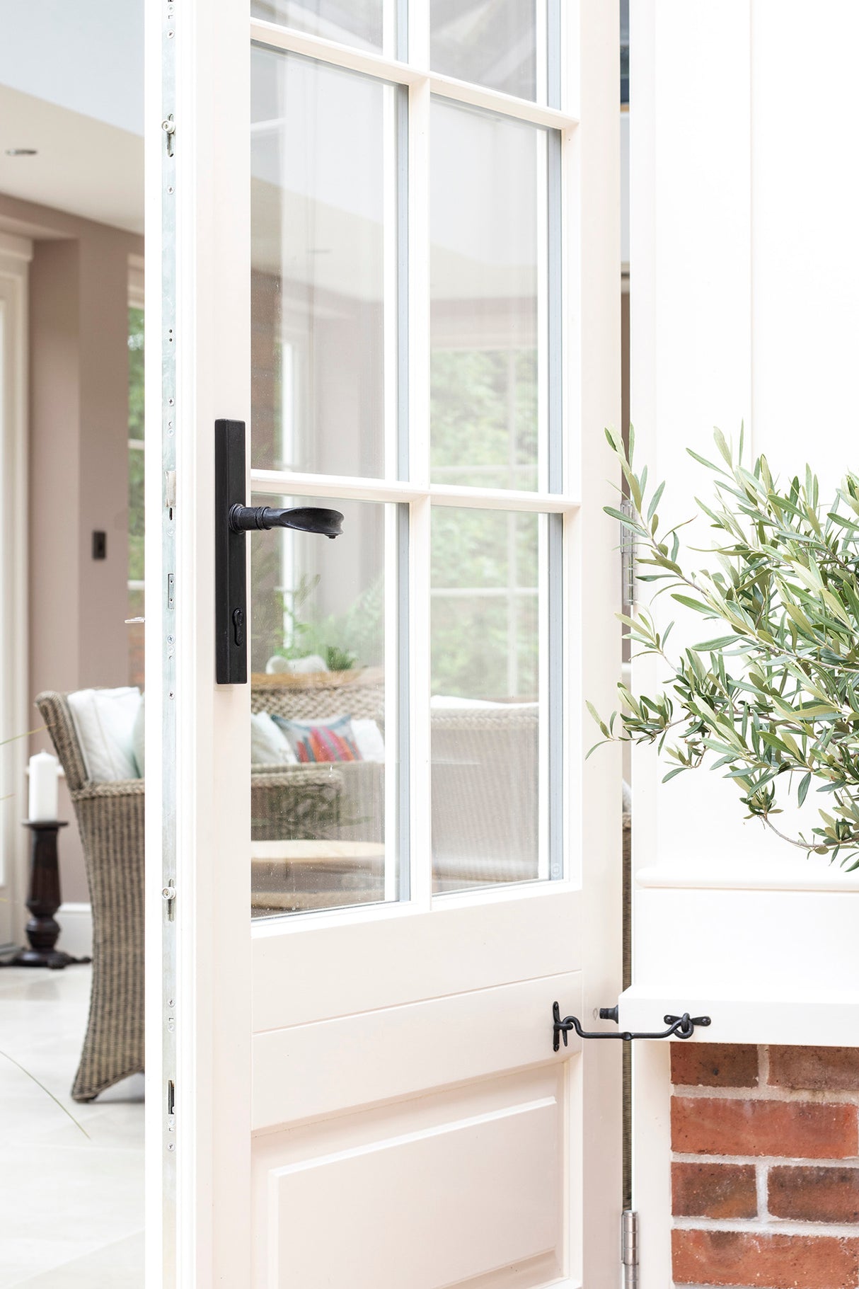 From The Anvil - External Beeswax Cottage Slimline Lever Espag. Lock Set | Sku. 45593 | Trade Door Handles.