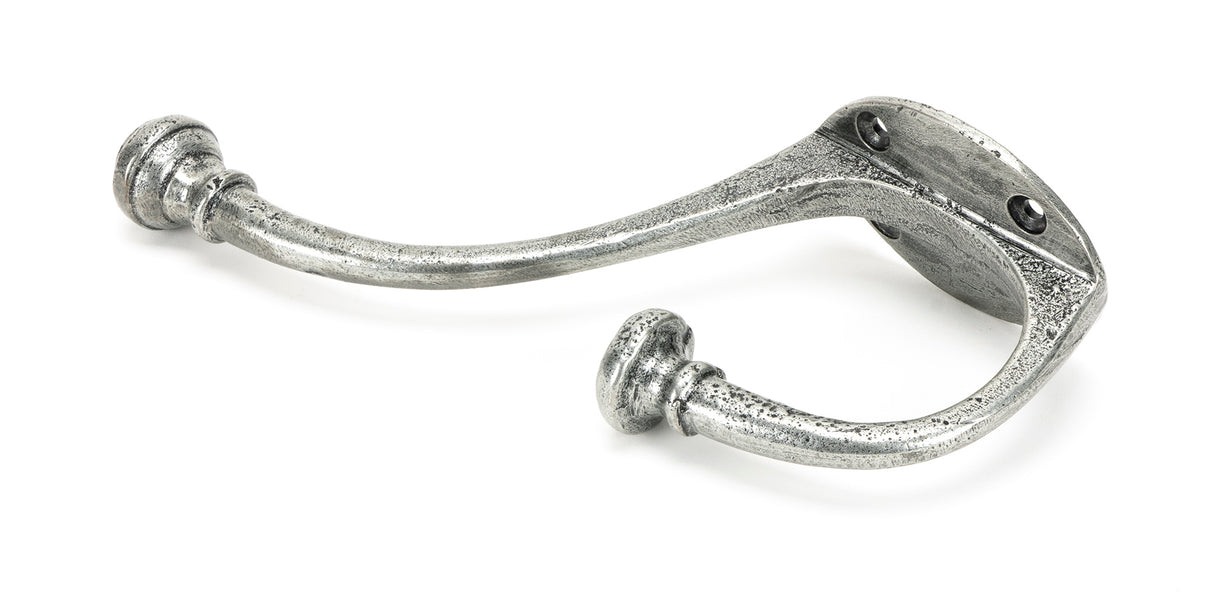 From The Anvil - Pewter 7 3/4" Hat & Coat Hook | Sku. 45602 | Trade Door Handles.