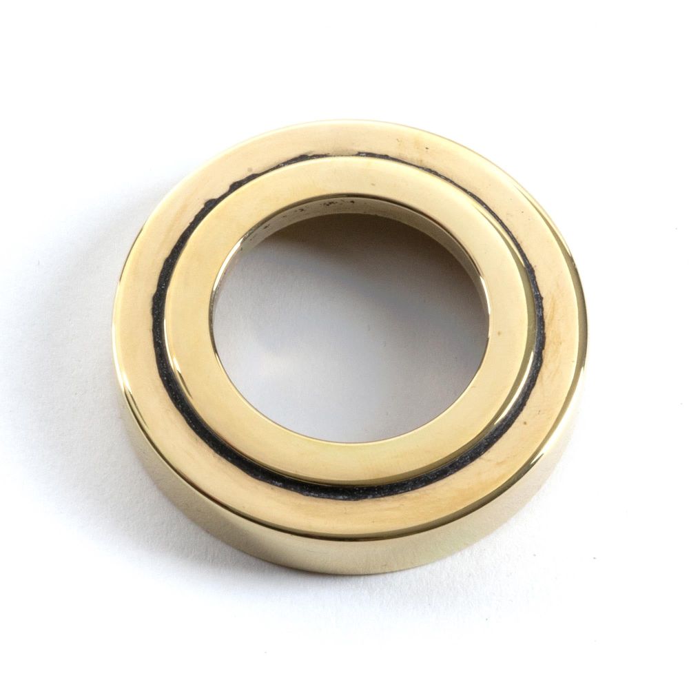 From The Anvil - Aged Brass Avon Round Lever on Rose Set (Art Deco) | Sku. 45612 | Trade Door Handles.