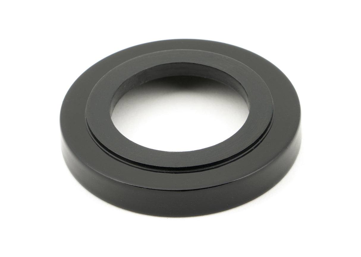 From The Anvil - Black Avon Round Lever on Rose Set (Art Deco) | Sku. 45624 | Trade Door Handles.