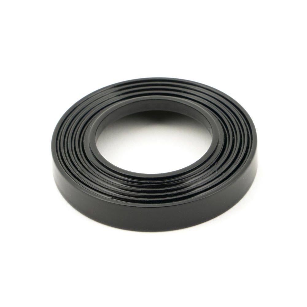 From The Anvil - Black Avon Round Lever on Rose Set (Beehive) | Sku. 45625 | Trade Door Handles.