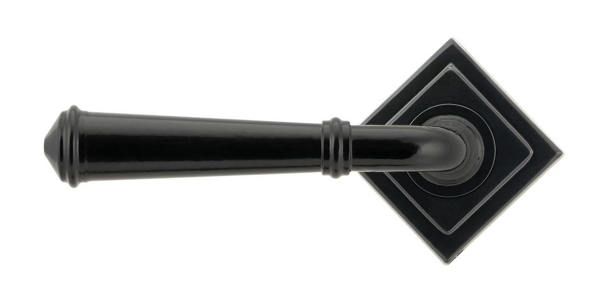 From The Anvil - Black Regency Lever on Rose Set (Square) | Sku. 45638 | Trade Door Handles.