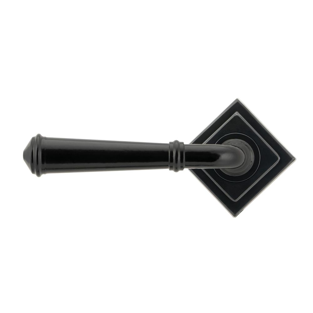 From The Anvil - Black Regency Lever on Rose Set (Square) | Sku. 45638 | Trade Door Handles.
