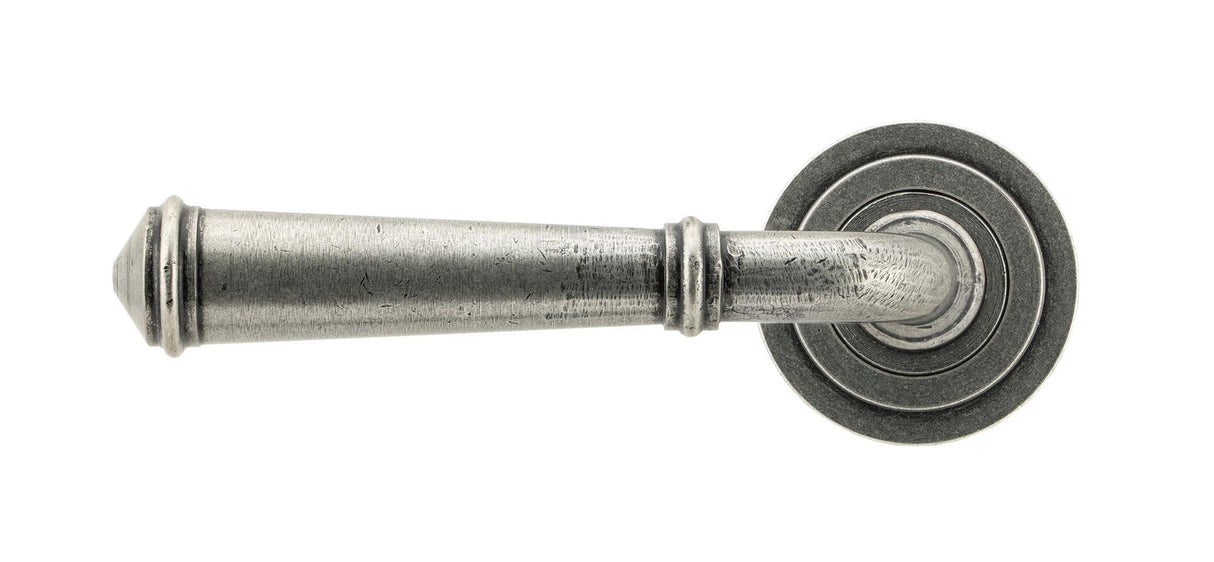From The Anvil - Pewter Regency Lever on Rose Set (Art Deco) | Sku. 45644 | Trade Door Handles.