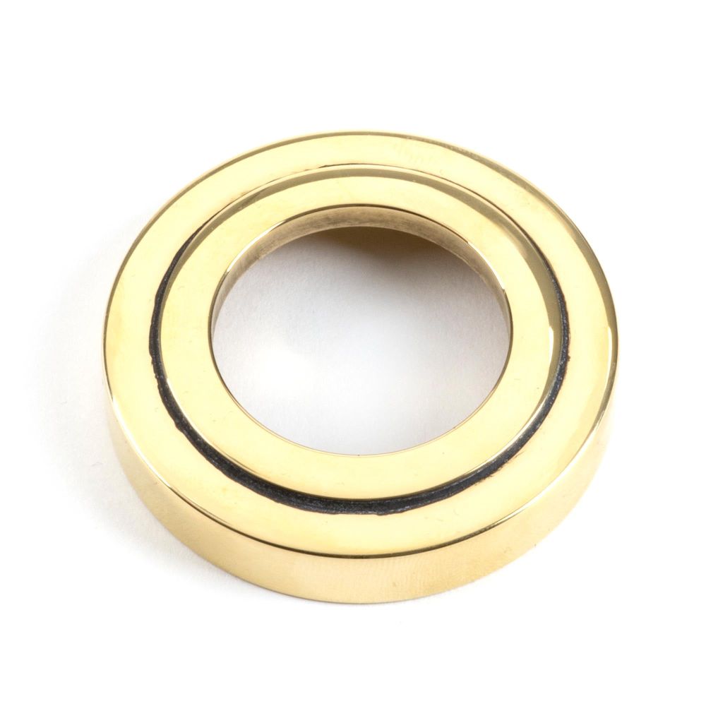 From The Anvil - Aged Brass Brompton Lever on Rose Set (Art Deco) | Sku. 45660 | Trade Door Handles.