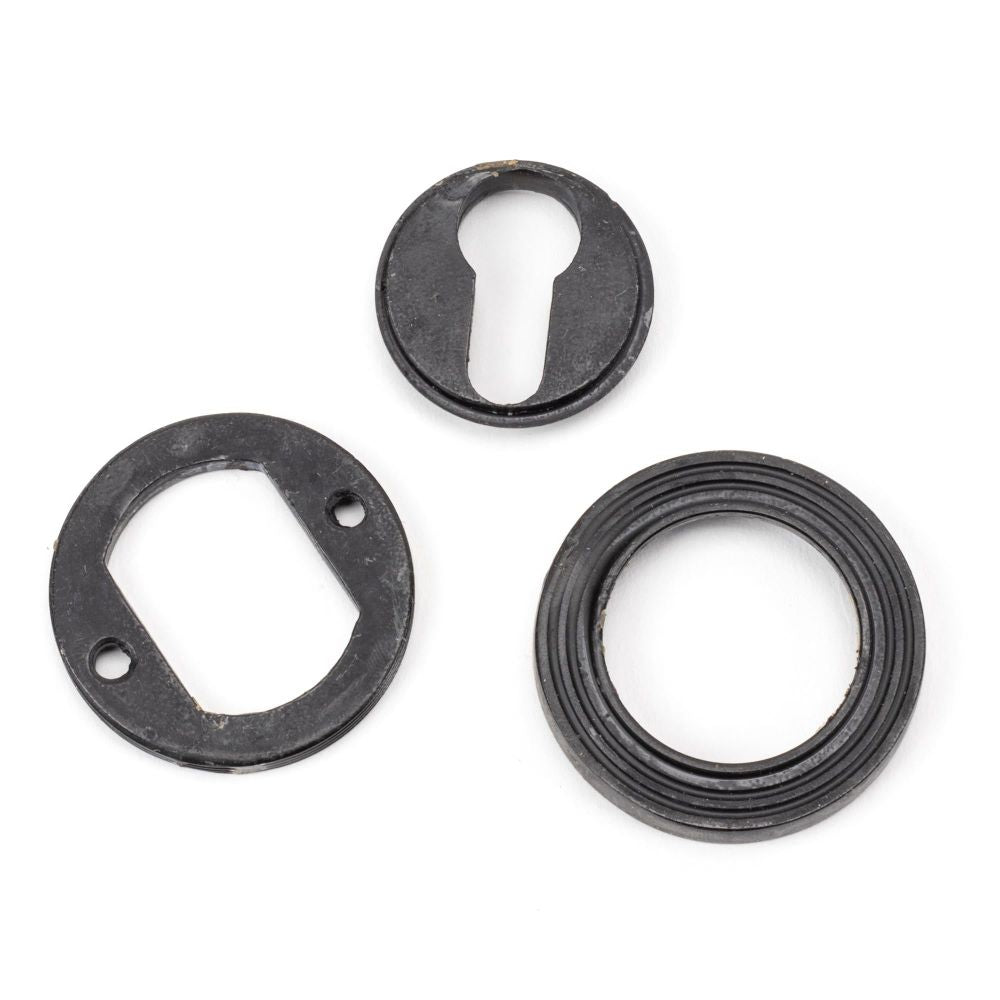 From The Anvil - External Beeswax Round Euro Escutcheon (Beehive) | Sku. 45725 | Trade Door Handles.