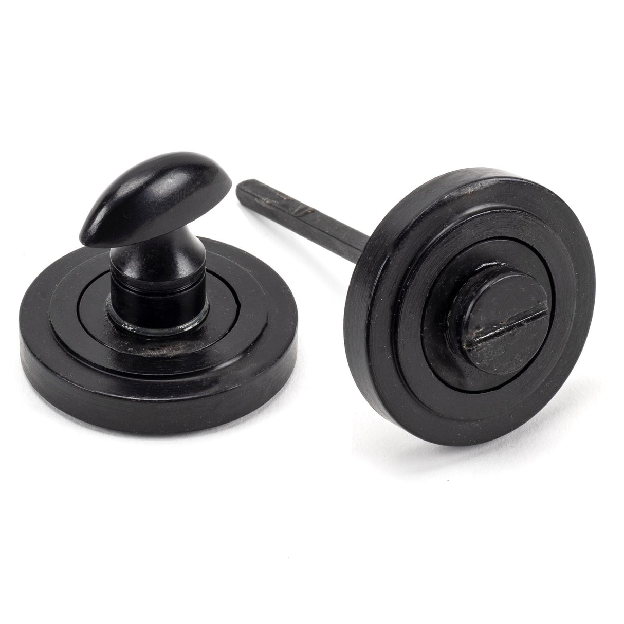 From The Anvil - External Beeswax Round Thumbturn Set (Art Deco) | Sku. 45748 | Trade Door Handles.