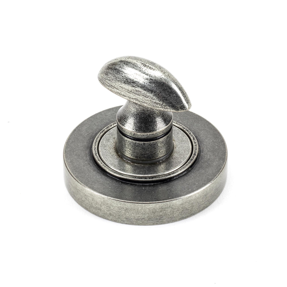 From The Anvil - Pewter Round Thumbturn Set (Plain) | Sku. 45751 | Trade Door Handles.