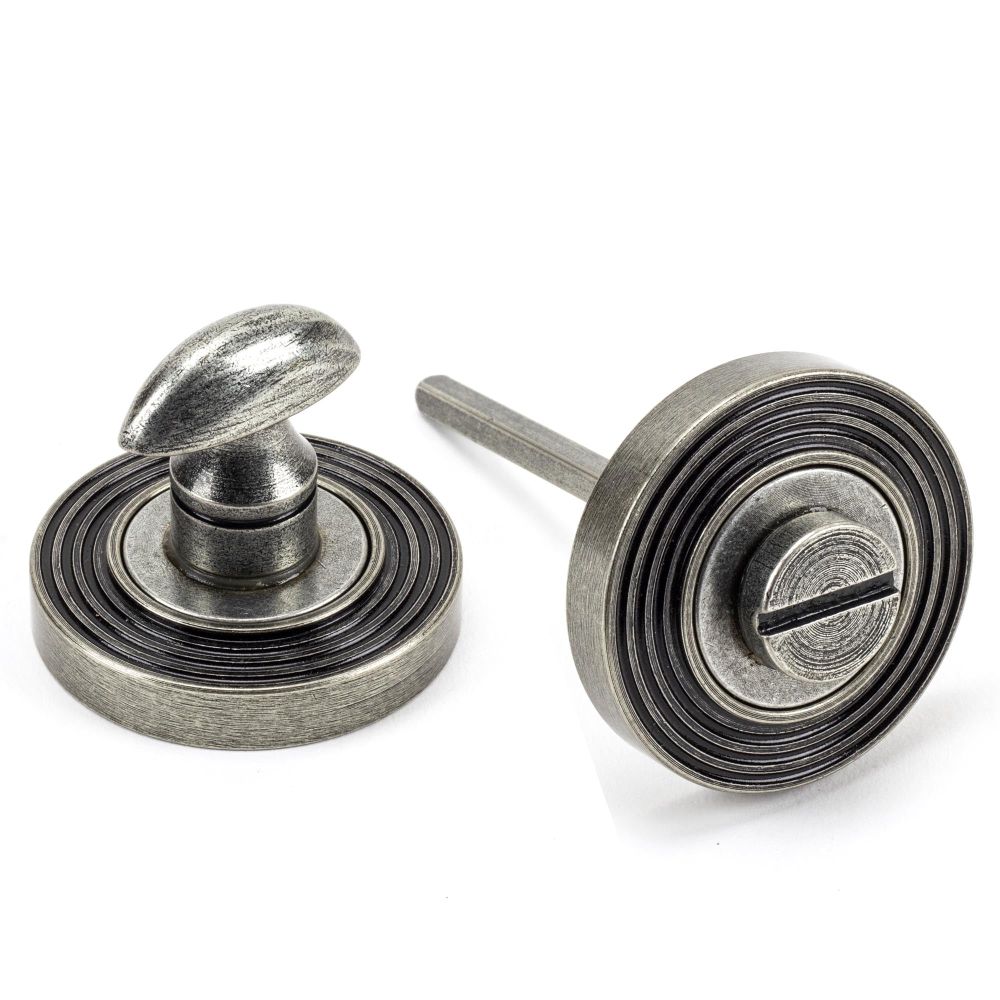 From The Anvil - Pewter Round Thumbturn Set (Beehive) | Sku. 45753 | Trade Door Handles.