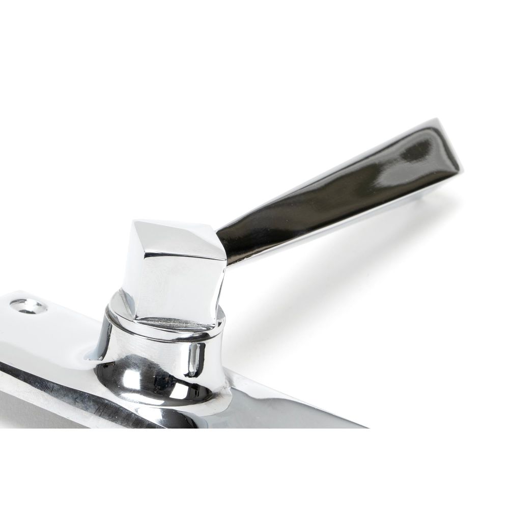 From The Anvil - Polished Chrome Straight Lever Euro Lock Set | Sku. 45762 | Trade Door Handles.