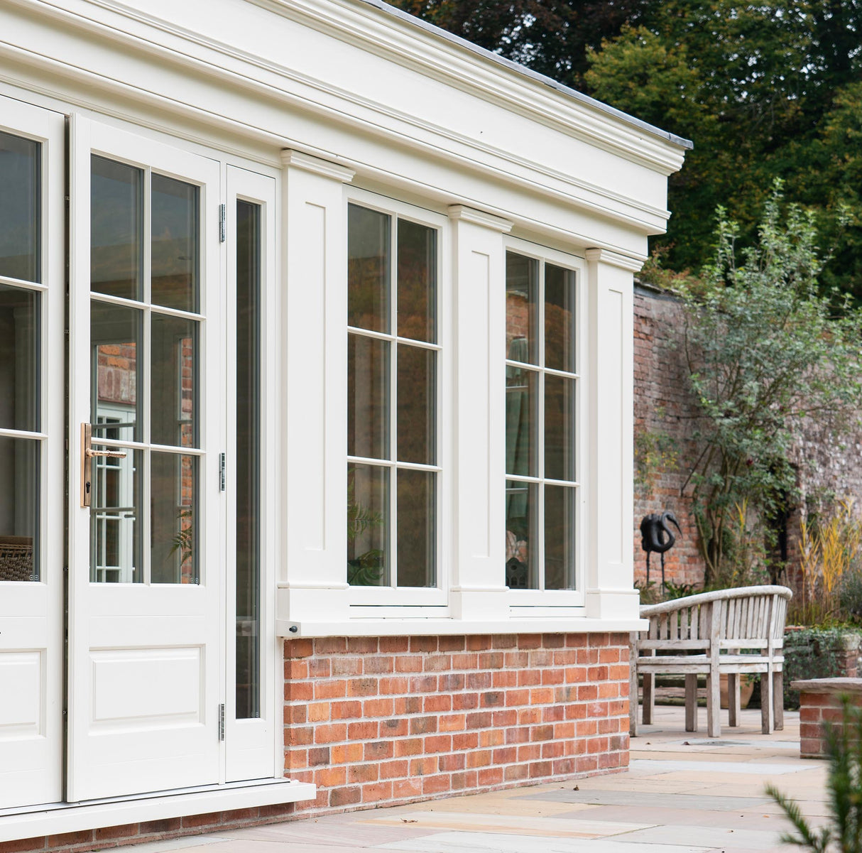 From The Anvil - Polished Bronze Hammered Newbury Slimline Espag. Lock Set | Sku. 45774 | Trade Door Handles.