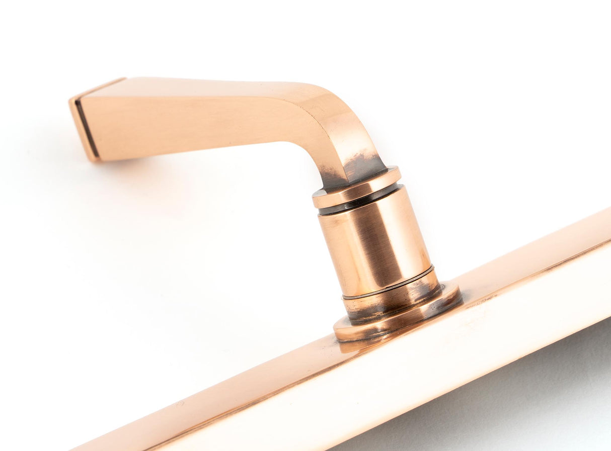 From The Anvil - Polished Bronze Avon Slimline Lever Espag. Lock Set | Sku. 45791 | Trade Door Handles.
