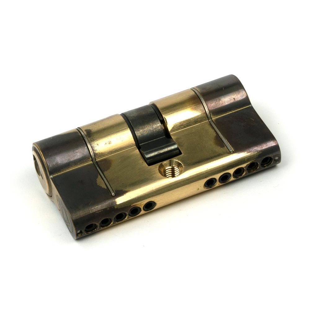 From The Anvil - Aged Brass 30/30 5pin Euro Cylinder | Sku. 45803 | Trade Door Handles.