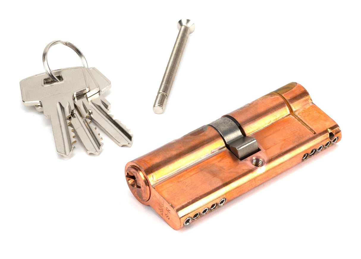 From The Anvil - Polished Bronze 40/40 5pin Euro Cylinder | Sku. 45809 | Trade Door Handles.