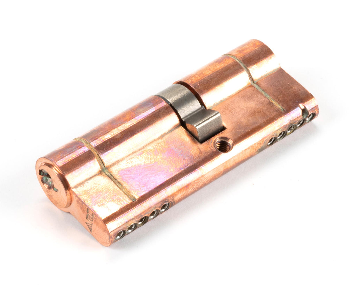 From The Anvil - Polished Bronze 35/45 5pin Euro Cylinder | Sku. 45813 | Trade Door Handles.