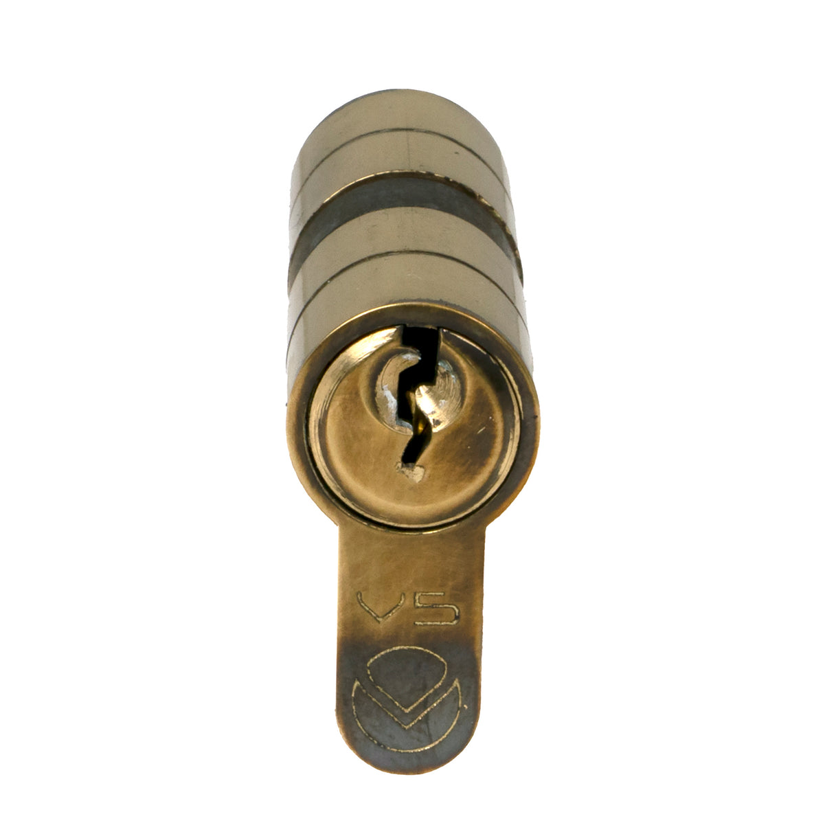 From The Anvil - Aged Brass 30/30 5pin Euro Cylinder KA | Sku. 45823 | Trade Door Handles.