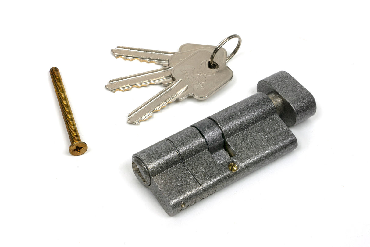 From The Anvil - Pewter 35/35 5pin Euro Cylinder/Thumbturn | Sku. 45846 | Trade Door Handles.
