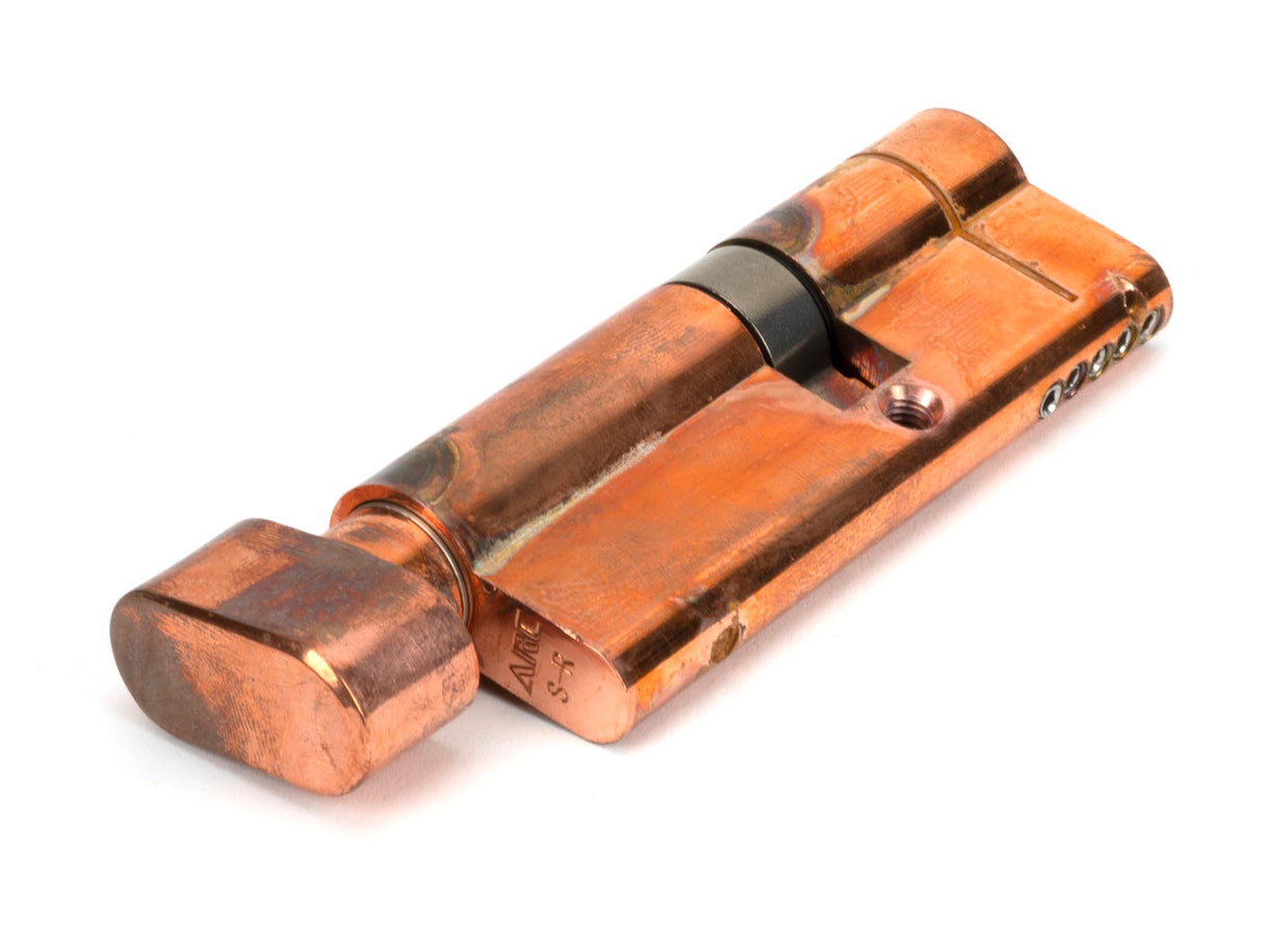 From The Anvil - Polished Bronze 35/45T 5pin Euro Cylinder/Thumbturn | Sku. 45857 | Trade Door Handles.