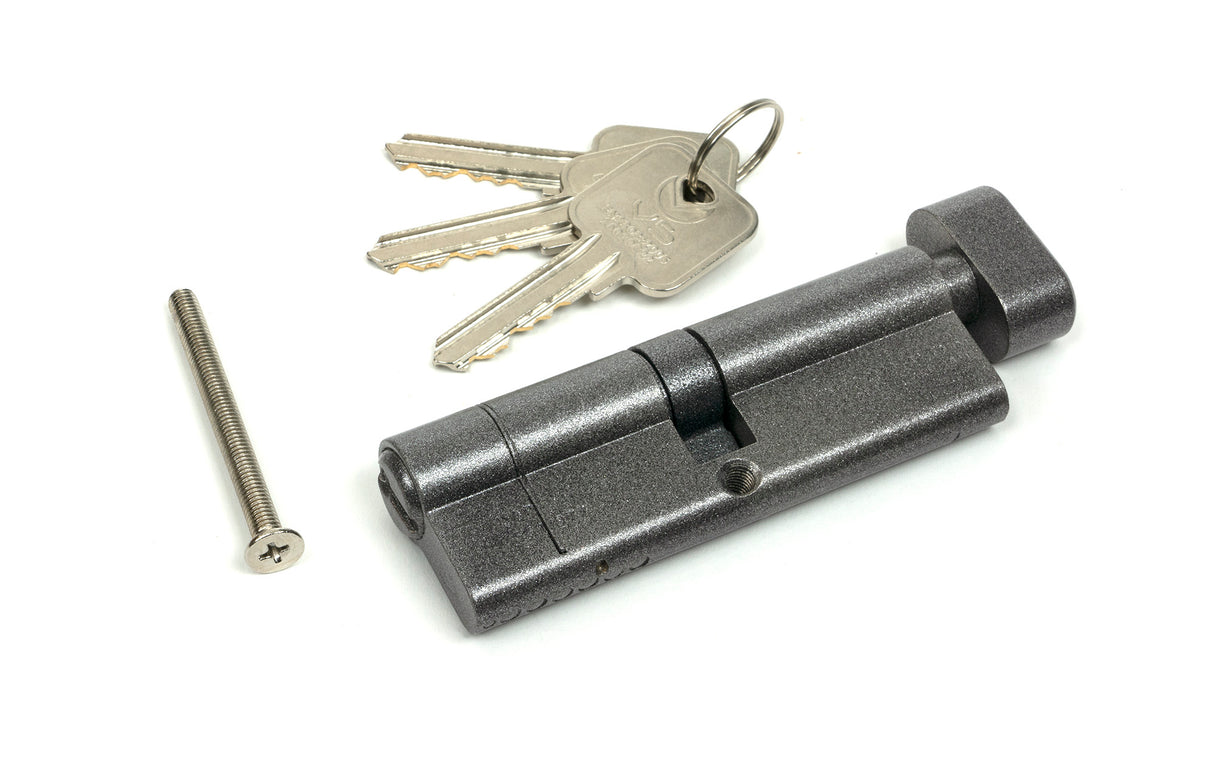 From The Anvil - Pewter 45/45 5pin Euro Cylinder/Thumbturn | Sku. 45862 | Trade Door Handles.
