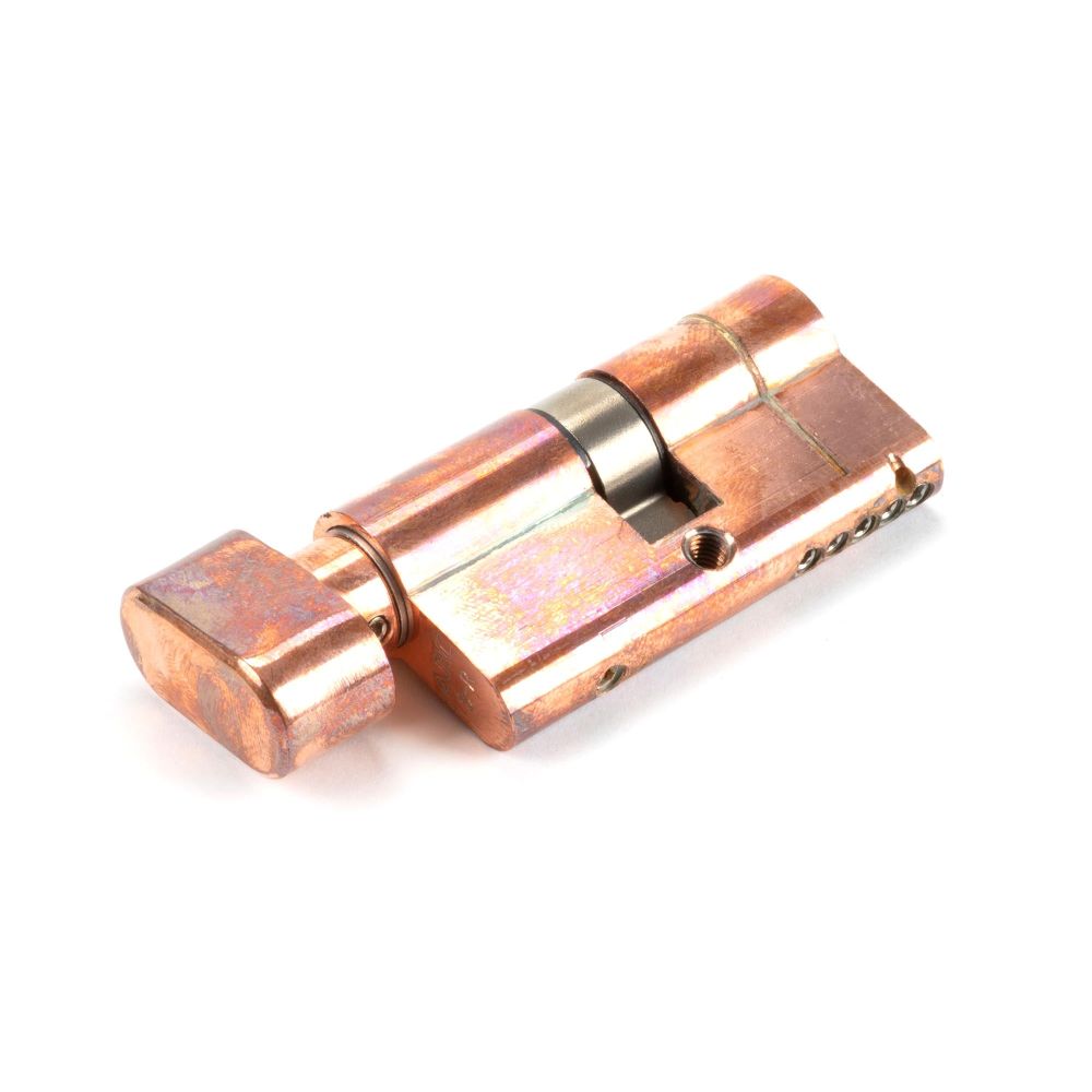 From The Anvil - Polished Bronze 30/30 5pin Euro Cylinder/Thumbturn KA | Sku. 45865 | Trade Door Handles.