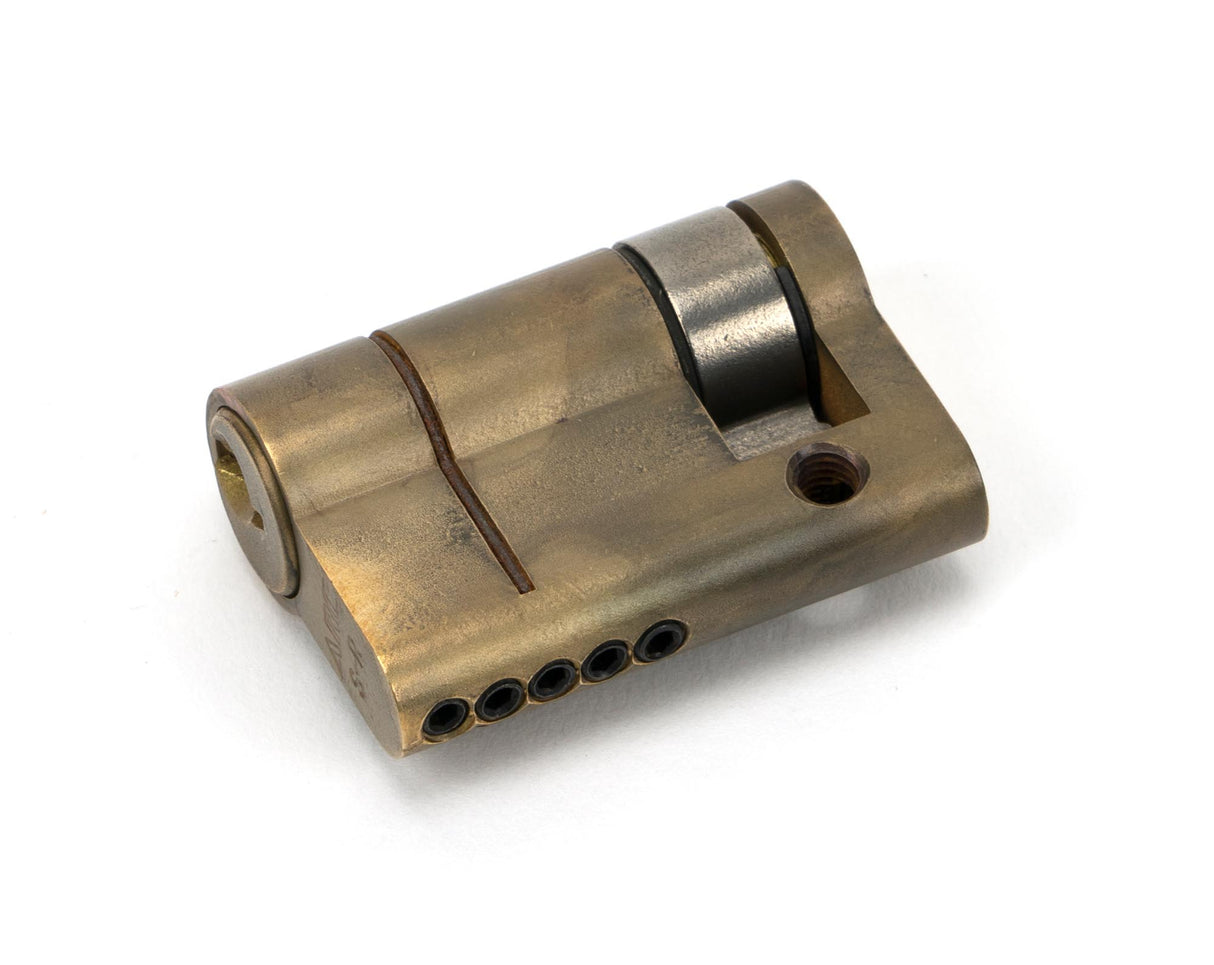 From The Anvil - Aged Brass 35/10 5pin Single Cylinder | Sku. 45883 | Trade Door Handles.