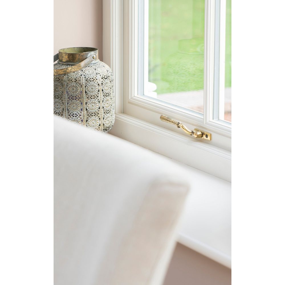 From The Anvil - Aged Brass Hammered Newbury Espag - LH | Sku. 45914 | Trade Door Handles.