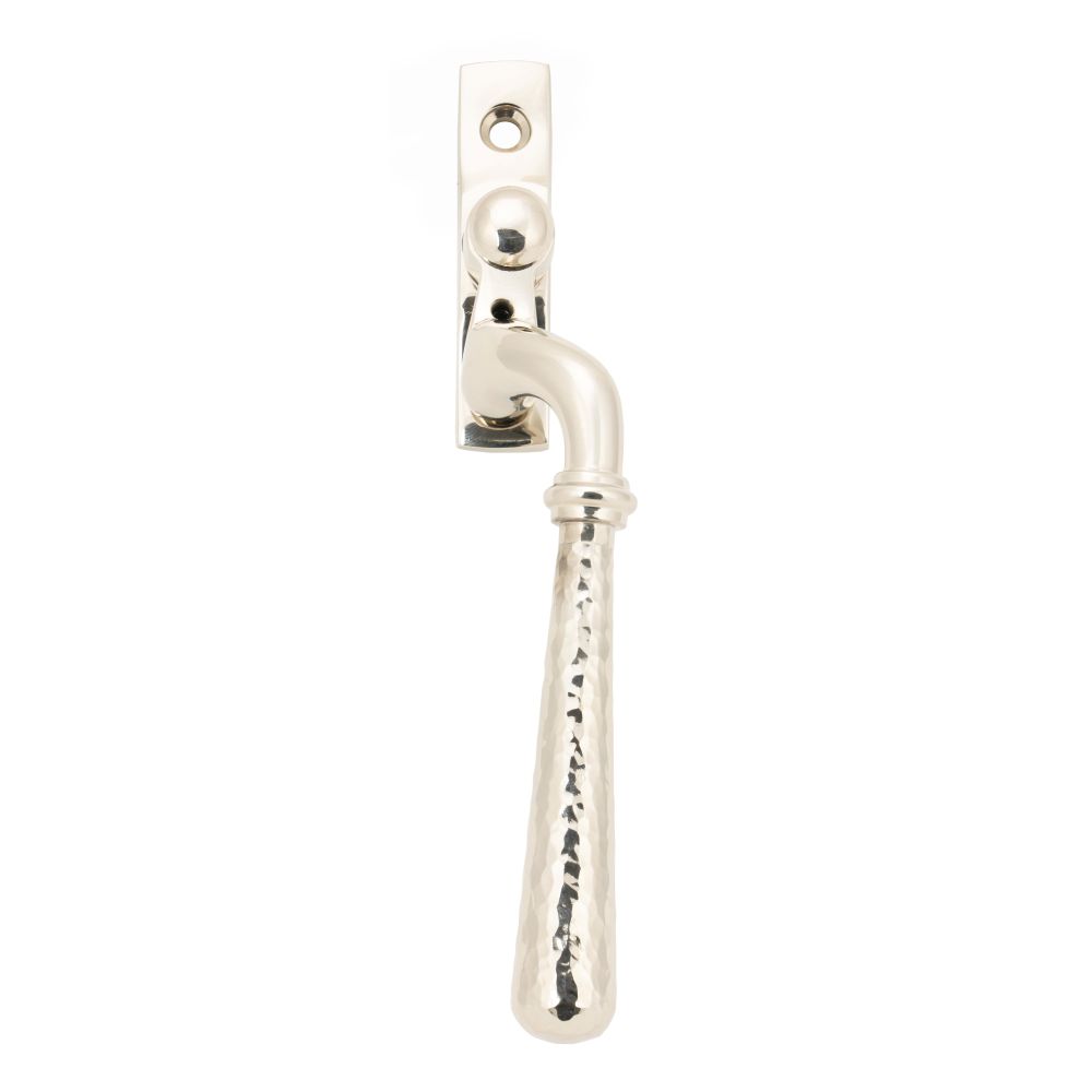 From The Anvil - Polished Nickel Hammered Newbury Espag - RH | Sku. 45917 | Trade Door Handles.
