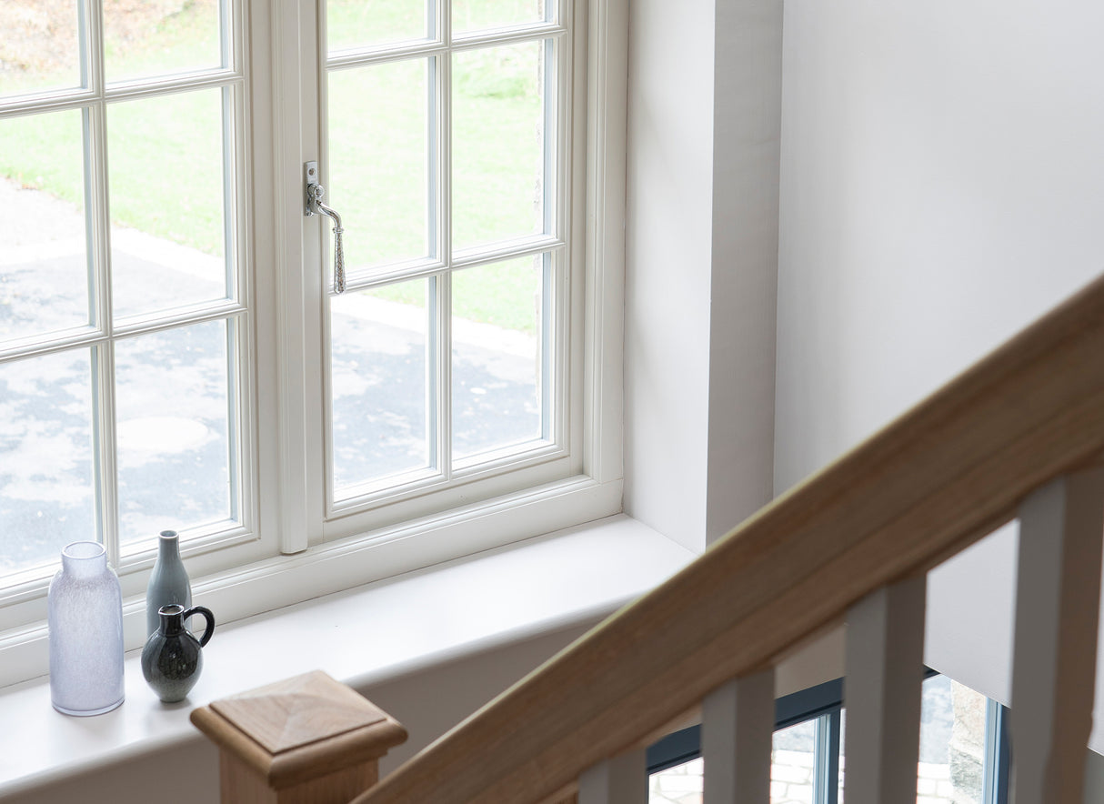 From The Anvil - Polished Chrome Hammered Newbury Espag - RH | Sku. 45919 | Trade Door Handles.