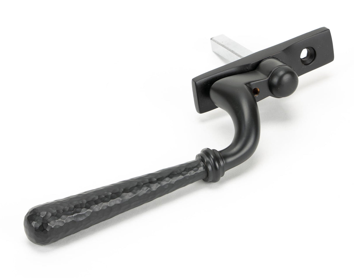 From The Anvil - Aged Bronze Hammered Newbury Espag - RH | Sku. 45921 | Trade Door Handles.