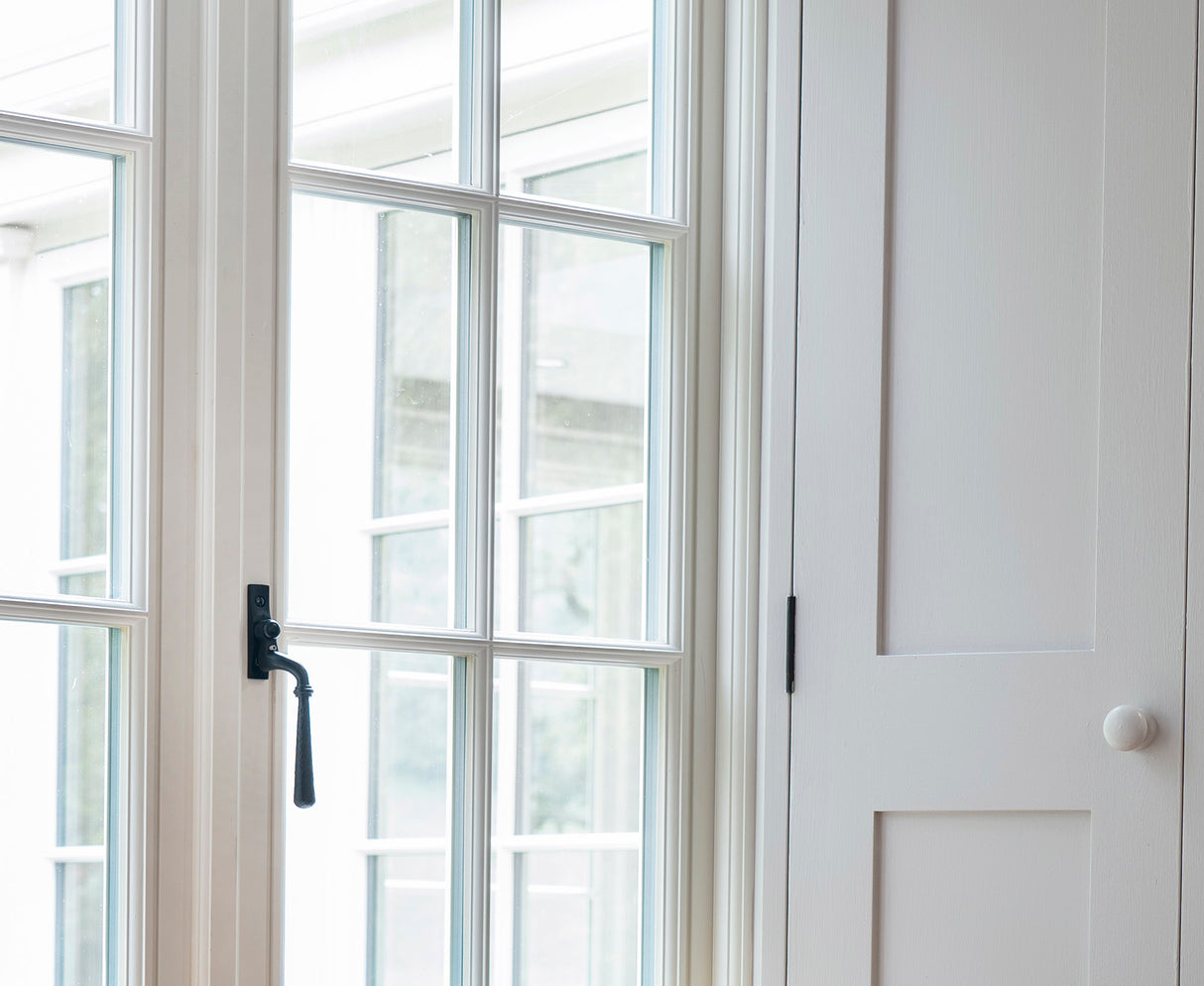 From The Anvil - Aged Bronze Hammered Newbury Espag - RH | Sku. 45921 | Trade Door Handles.