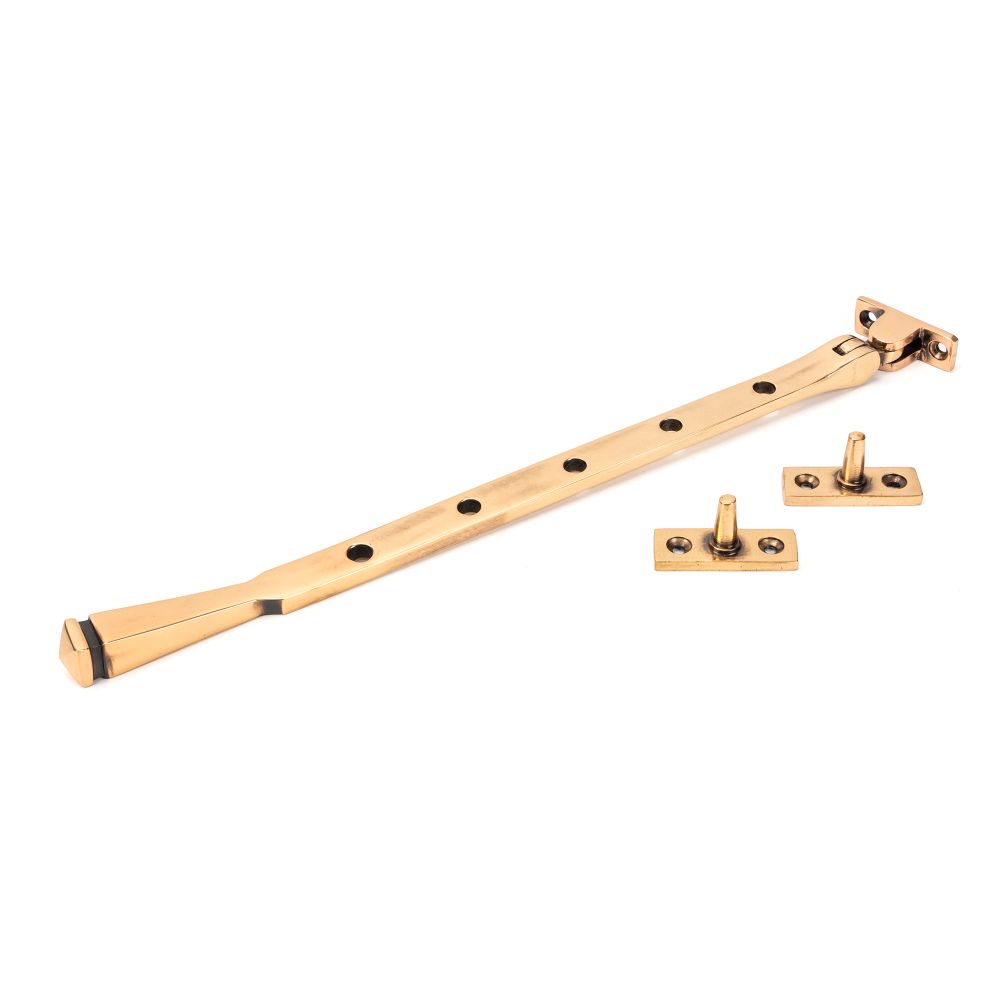 From The Anvil - Polished Bronze 12" Avon Stay | Sku. 45928 | Trade Door Handles.