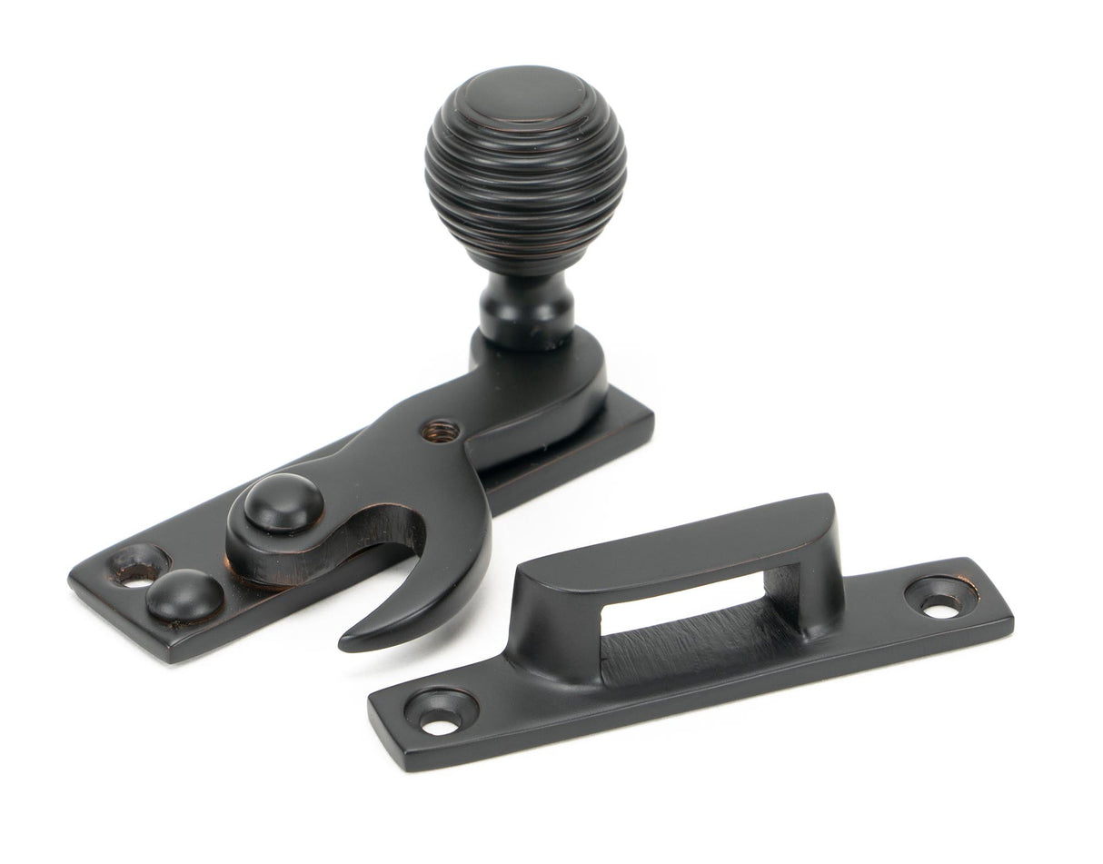 From The Anvil - Aged Bronze Beehive Sash Hook Fastener | Sku. 45939 | Trade Door Handles.