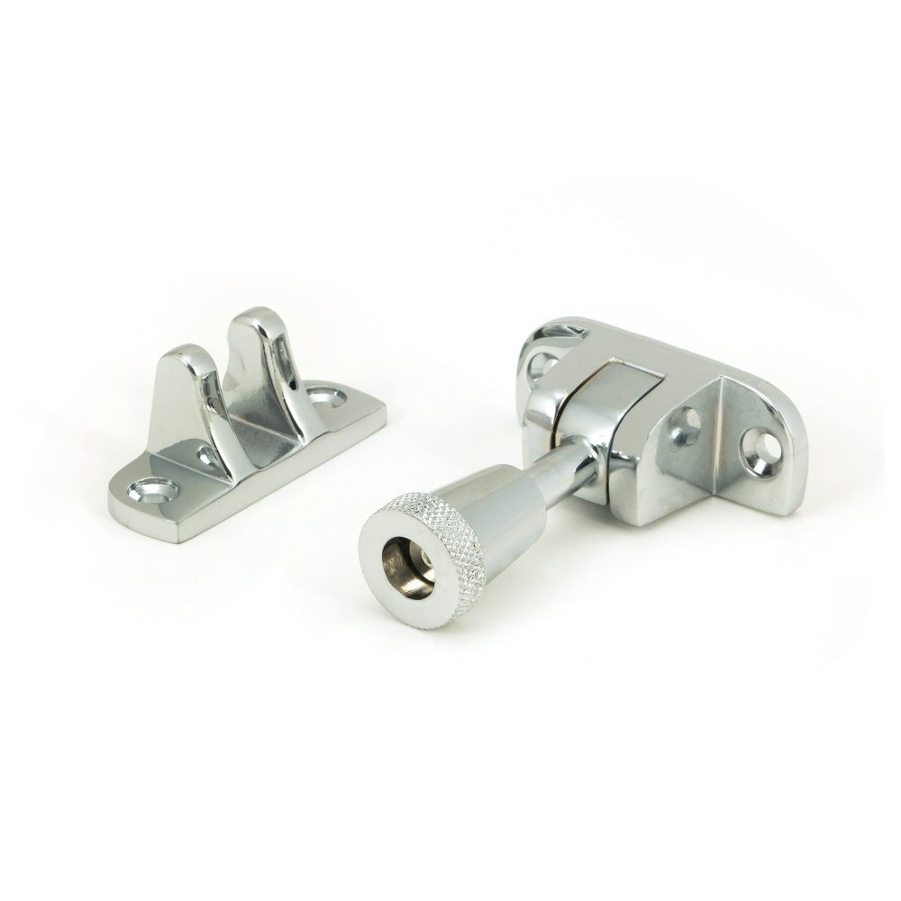 From The Anvil - Polished Chrome Brompton Brighton Fastener (Radiused) | Sku. 45944 | Trade Door Handles.