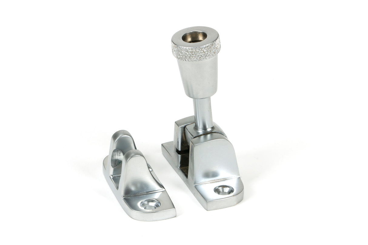 From The Anvil - Satin Chrome Brompton Brighton Fastener (Radiused) | Sku. 45946 | Trade Door Handles.
