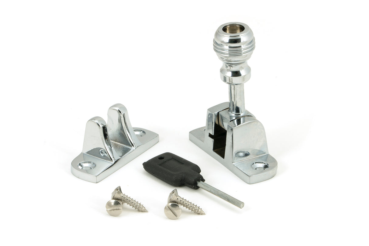 From The Anvil - Polished Chrome Prestbury Brighton Fastener (Radiused) | Sku. 45949 | Trade Door Handles.