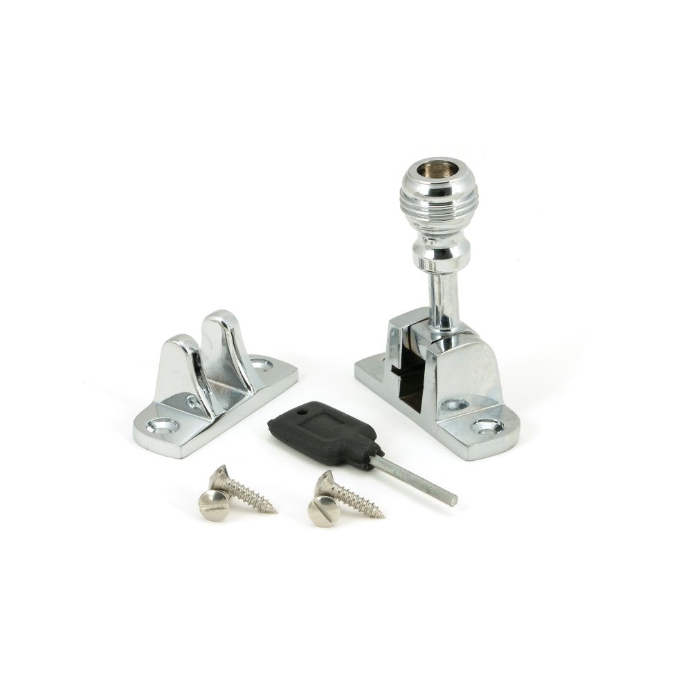 From The Anvil - Polished Chrome Prestbury Brighton Fastener (Radiused) | Sku. 45949 | Trade Door Handles.