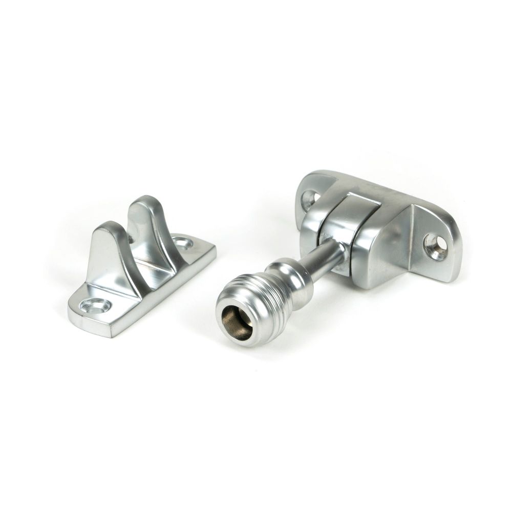 From The Anvil - Satin Chrome Prestbury Brighton Fastener (Radiused) | Sku. 45951 | Trade Door Handles.