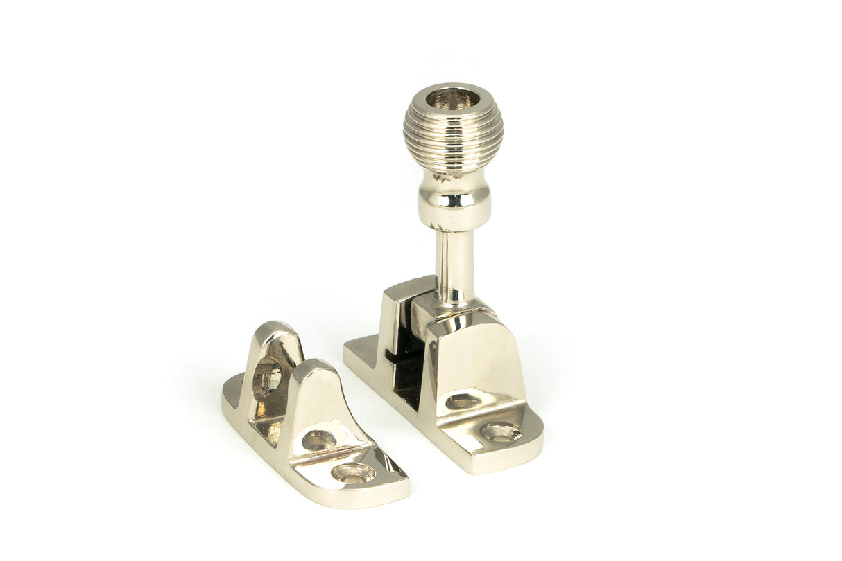 From The Anvil - Polished Nickel Beehive Brighton Fastener (Radiused) | Sku. 45953 | Trade Door Handles.