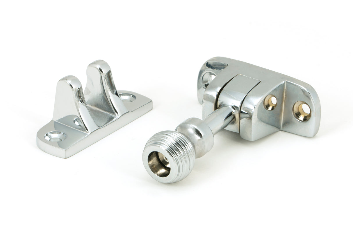 From The Anvil - Polished Chrome Beehive Brighton Fastener (Radiused) | Sku. 45954 | Trade Door Handles.