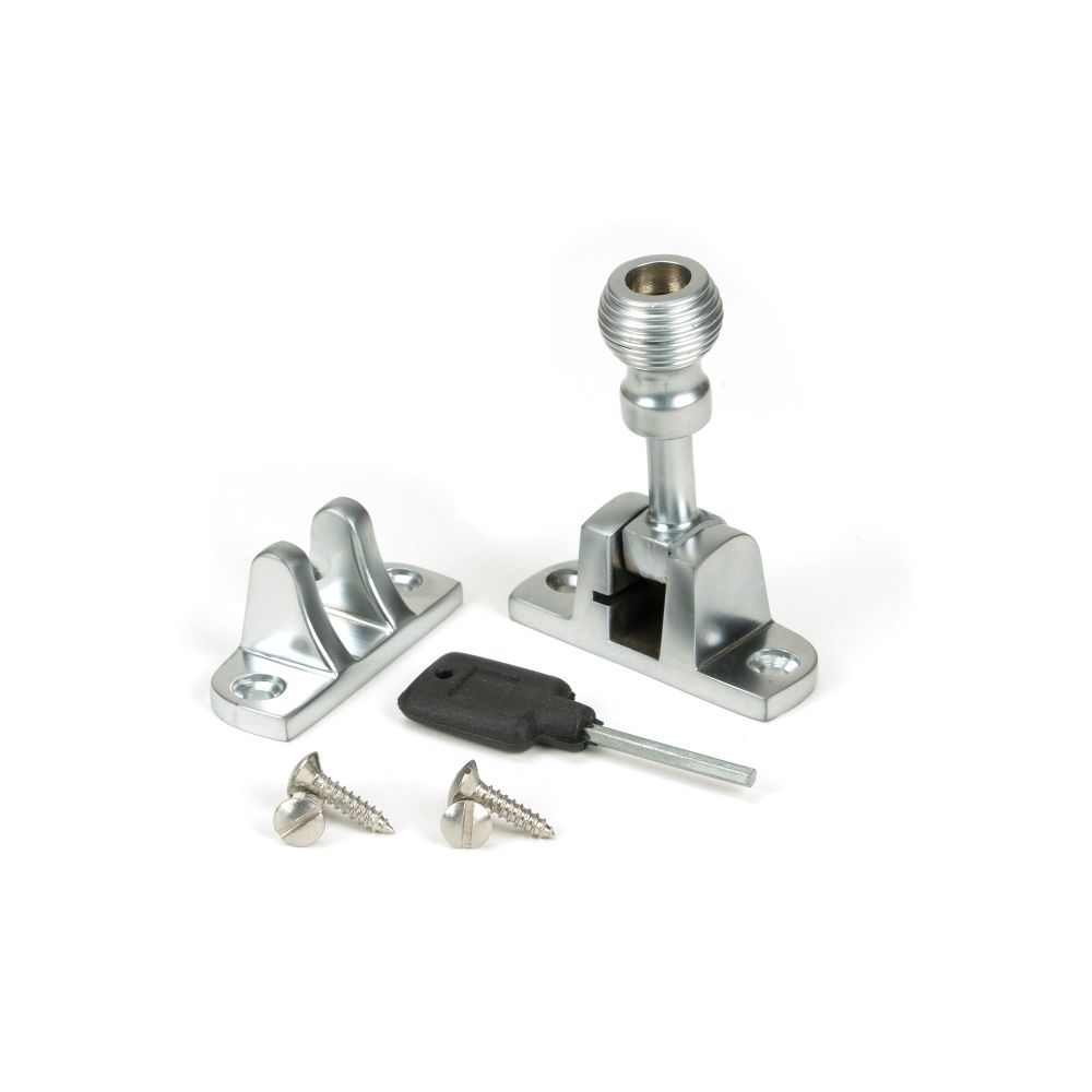 From The Anvil - Satin Chrome Beehive Brighton Fastener (Radiused) | Sku. 45956 | Trade Door Handles.