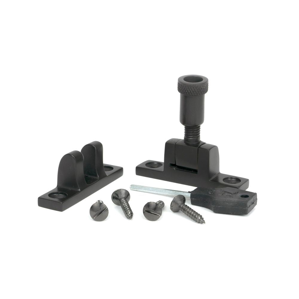 From The Anvil - Aged Bronze Brompton Brighton Fastener - Narrow (Square) | Sku. 45965 | Trade Door Handles.