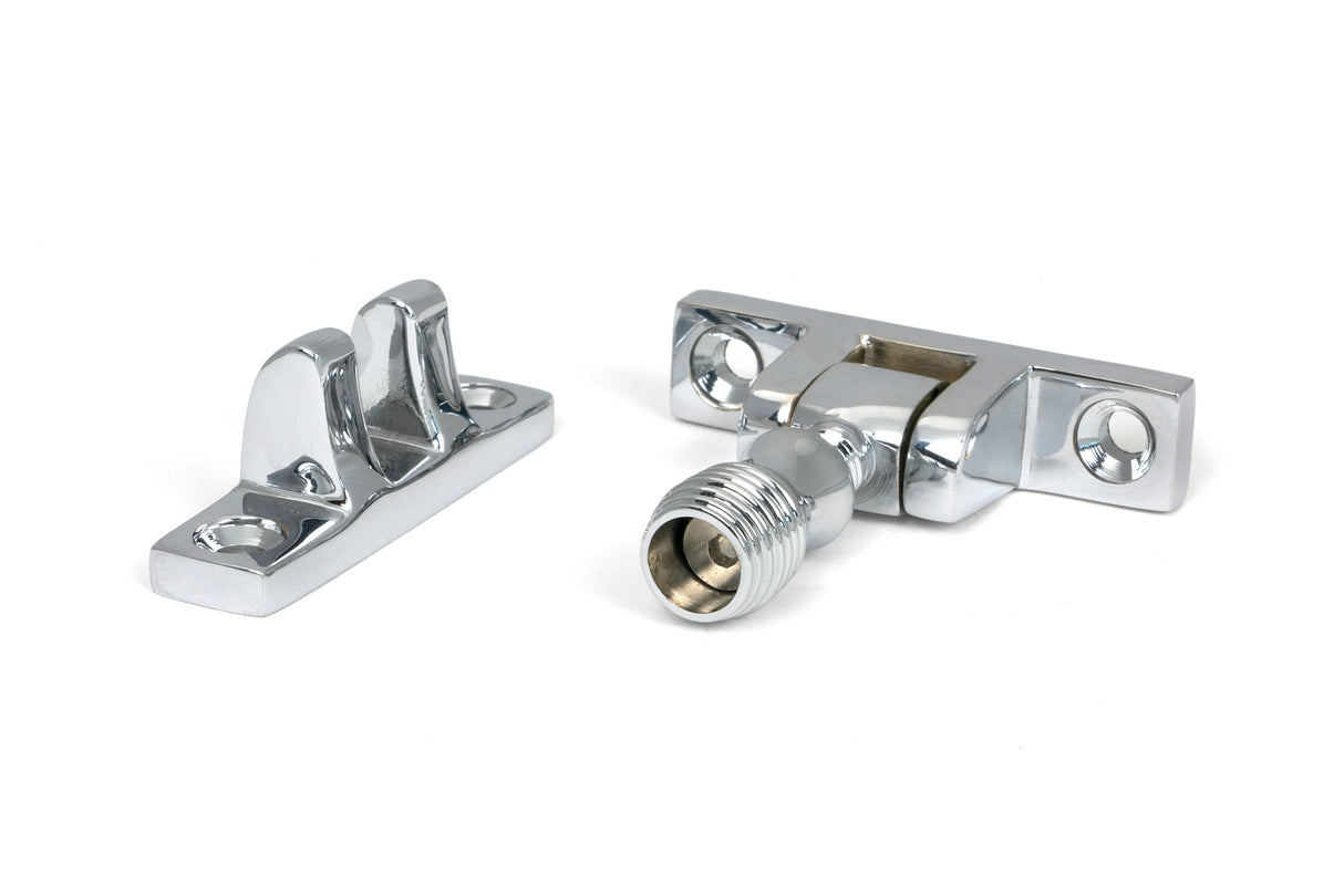 From The Anvil - Polished Chrome Beehive Brighton Fastener - Narrow (Square) | Sku. 45974 | Trade Door Handles.