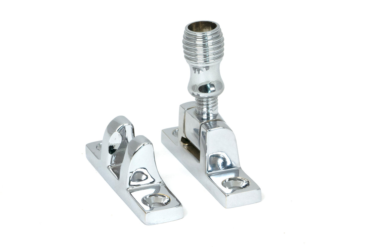 From The Anvil - Polished Chrome Beehive Brighton Fastener - Narrow (Square) | Sku. 45974 | Trade Door Handles.