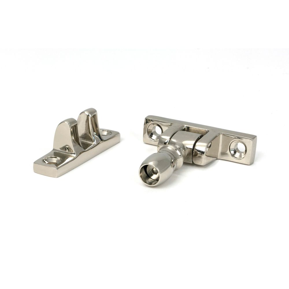 From The Anvil - Polished Nickel Mushroom Brighton Fastener - Narrow (Square) | Sku. 45978 | Trade Door Handles.