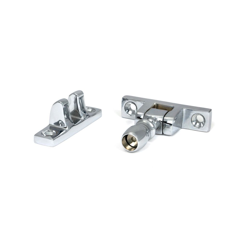 From The Anvil - Polished Chrome Mushroom Brighton Fastener - Narrow (Square) | Sku. 45979 | Trade Door Handles.