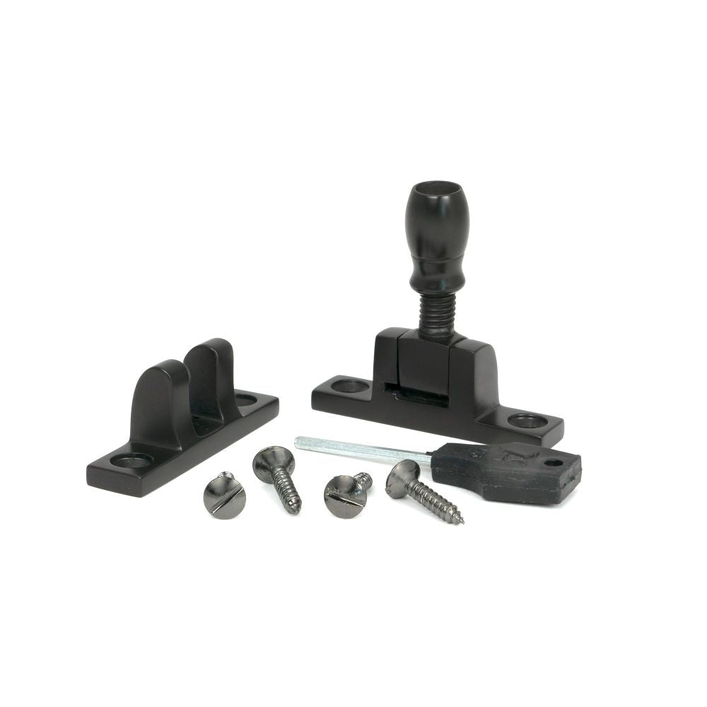 From The Anvil - Aged Bronze Mushroom Brighton Fastener - Narrow (Square) | Sku. 45980 | Trade Door Handles.