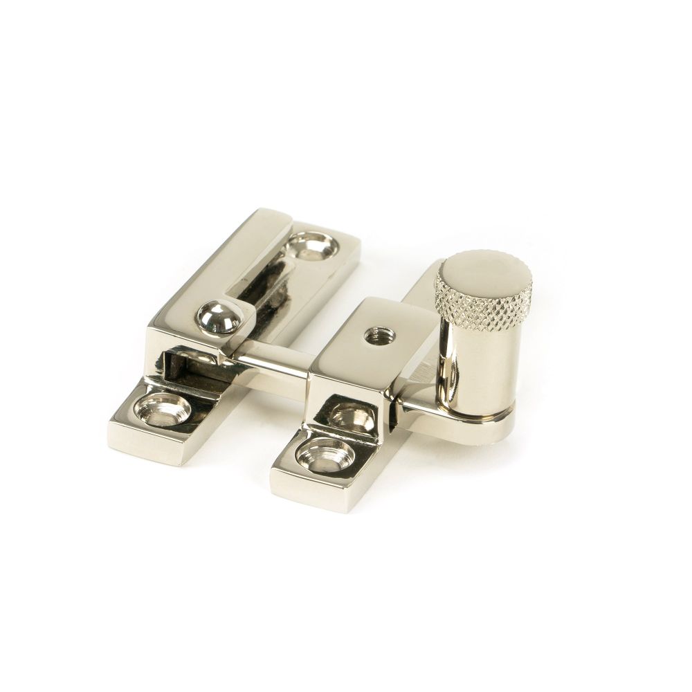 From The Anvil - Polished Nickel Brompton Quadrant Fastener - Narrow | Sku. 45983 | Trade Door Handles.