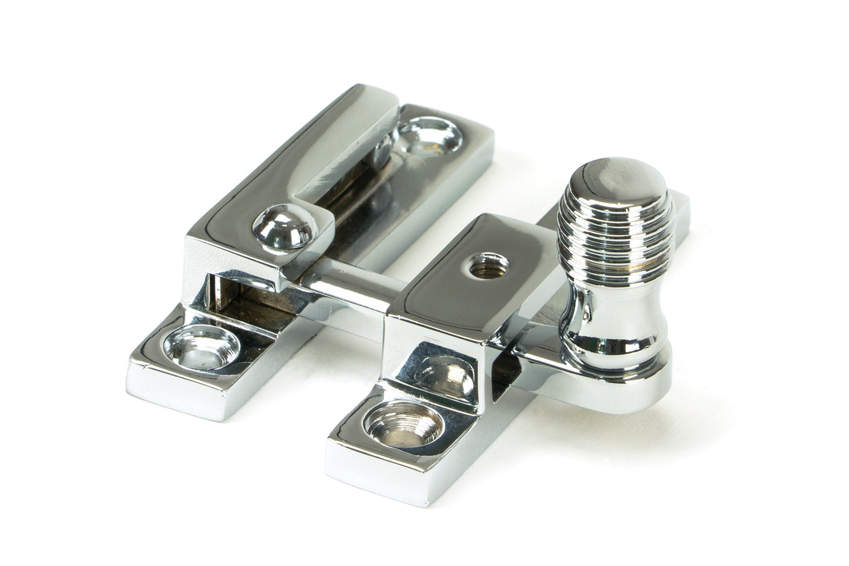 From The Anvil - Polished Chrome Beehive Quadrant Fastener - Narrow | Sku. 45994 | Trade Door Handles.