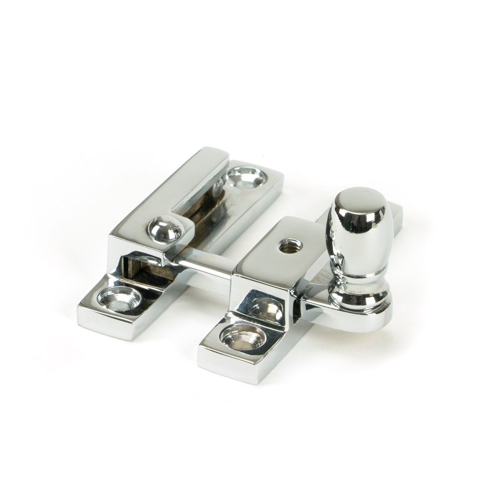 From The Anvil - Polished Chrome Mushroom Quadrant Fastener - Narrow | Sku. 45999 | Trade Door Handles.