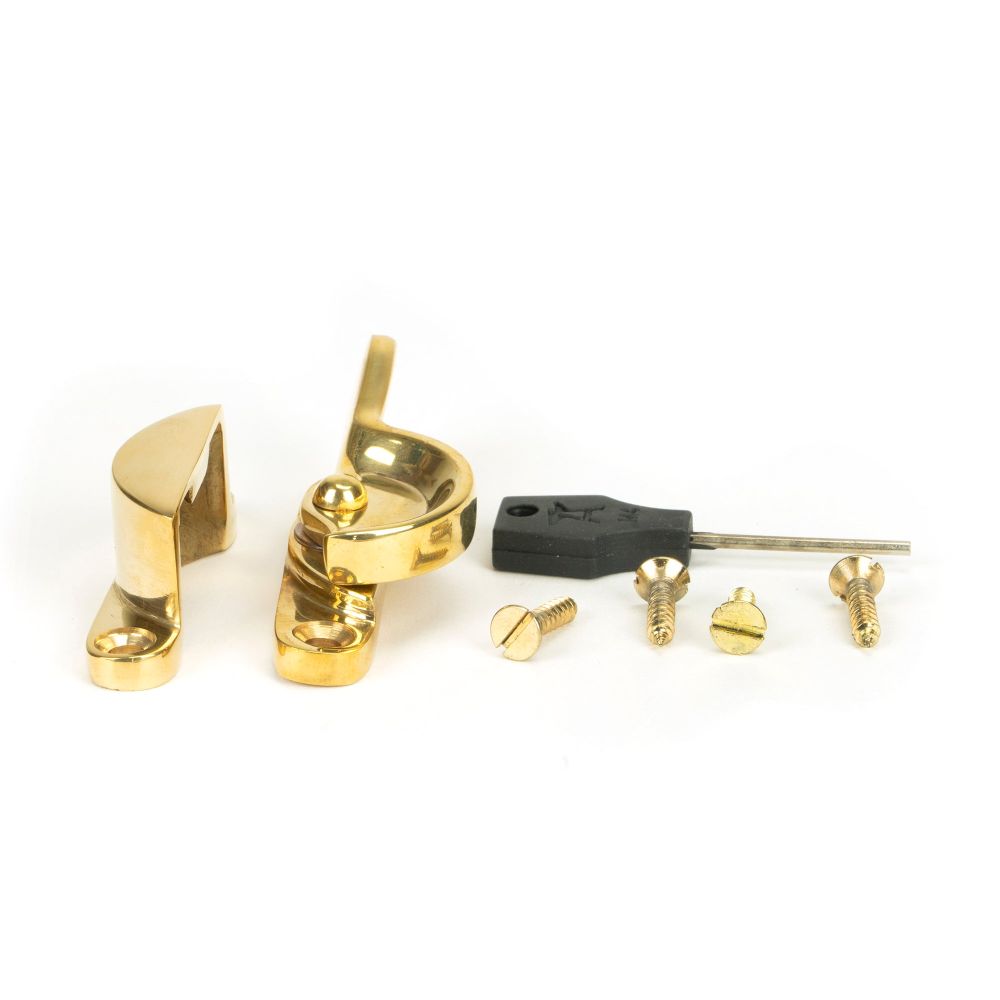 From The Anvil - Polished Brass Fitch Fastener | Sku. 46016 | Trade Door Handles.